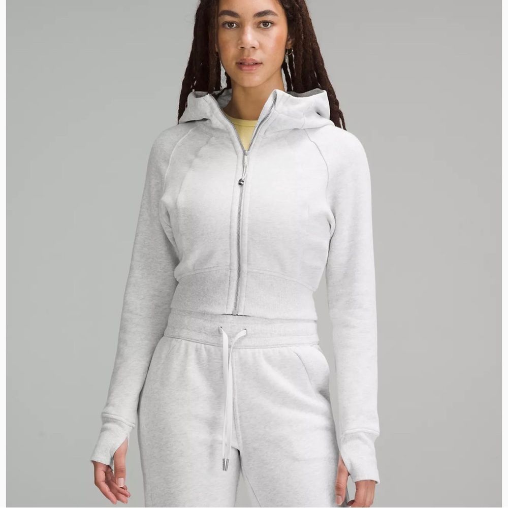 Brand new cropped Lululemon zip up**
